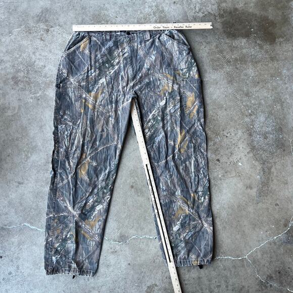 VINTAGE CAMO PANTS SHADOW BRANCH MOSSY OAK 36X30 Y2K HUNTING - Picture 4 of 4